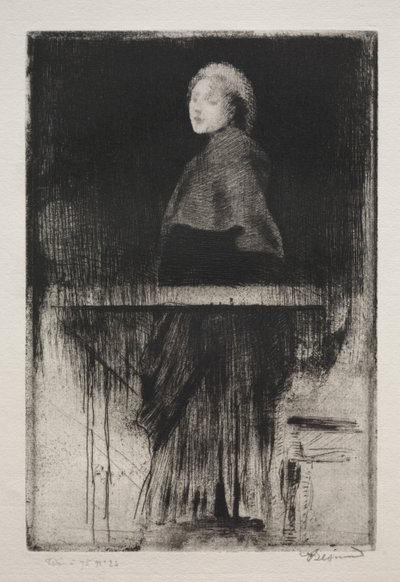 Kvinde med en kappe af Albert Besnard