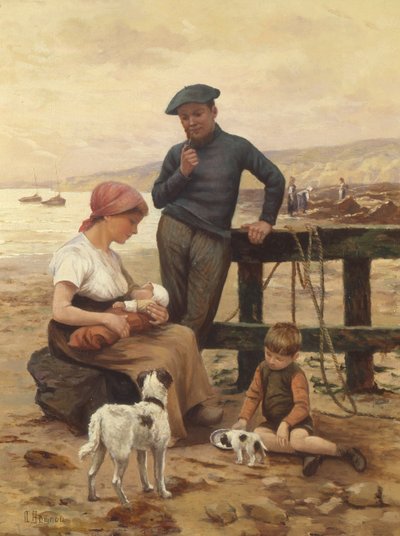 En Fisker og hans Familie af Albert Besnou