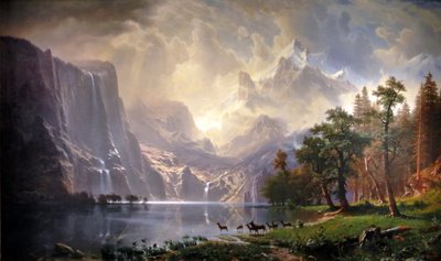 Blandt Sierra Nevada, Californien af Albert Bierstadt