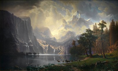 Blandt Sierra Nevada, Californien af Albert Bierstadt