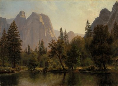 Cathedral Rocks, Yosemite-dalen af Albert Bierstadt