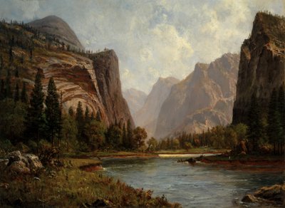 Gates of the Yosemite, ca. 1882. af Albert Bierstadt