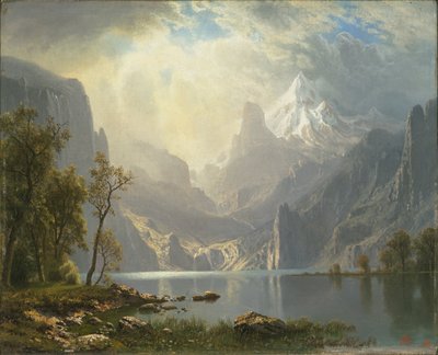 I Sierras / Lake Tahoe af Albert Bierstadt