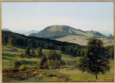 Landskab - Bakke og Dale af Albert Bierstadt