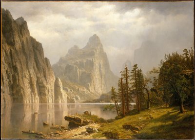 Merced River, Yosemite-dalen af Albert Bierstadt