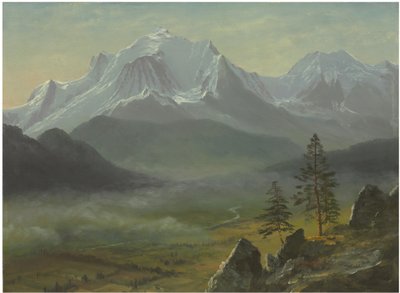 Mont Blanc af Albert Bierstadt