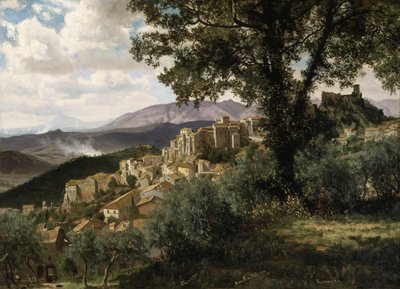Olevano af Albert Bierstadt