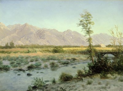 Prærielandskab af Albert Bierstadt