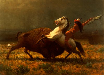The Last of the Buffalo, ca. 1888 af Albert Bierstadt