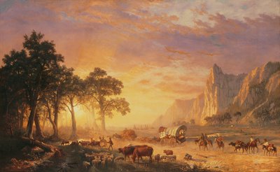 Oregon-sporet af Albert Bierstadt