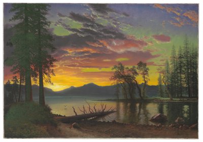 Twilight, Lake Tahoe, ca. 1870