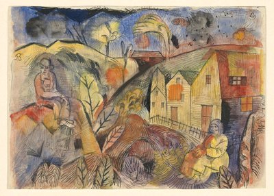 Landsbyboere af Albert Bloch