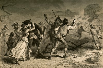 Concord - Det første slag for frihed, 1877. af Albert Bobbett