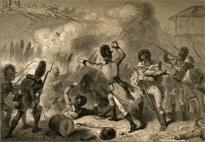 Briterne blev slået tilbage ved Fort Stephenson, 1878. af Albert Bobbett