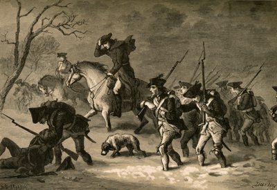 The March of the Valley Forge, 1877. af Albert Bobbett