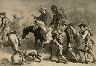 New England Yeomanrys opstand, 1877. af Albert Bobbett