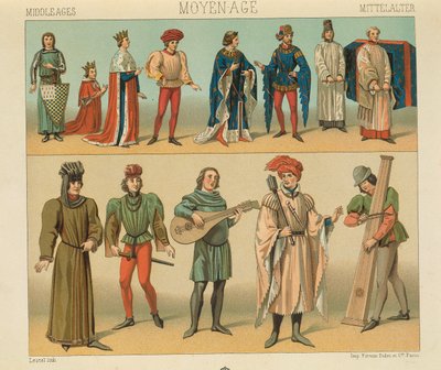 "Le Costume Historique" (The Complete Costume History) af Auguste Racinet, IV bind af Albert Charles August Racinet