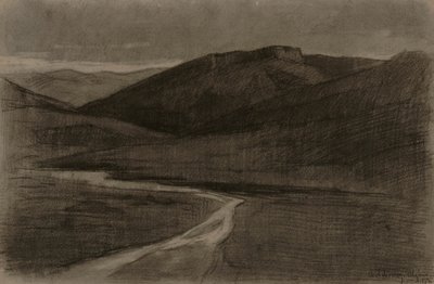 Algerisk Landskab af Albert Charles Lebourg