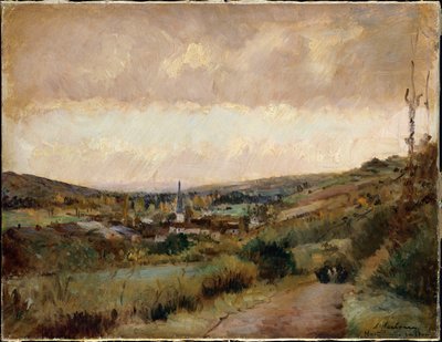 Sidste efterårsdage i Hondouville-sur-Iton af Albert Charles Lebourg