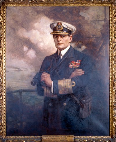 Admiral of the Fleet, Earl Beatty, 1920 af Albert Chevallier Tayler