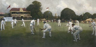 Kent Eleven Champions, 1906 af Albert Chevallier Tayler