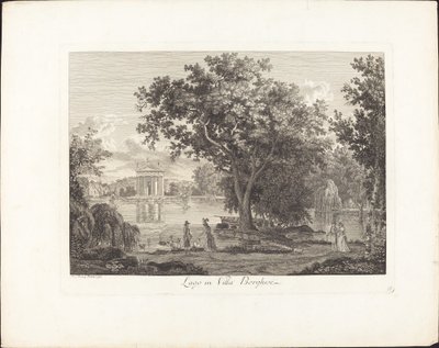 Lago i villa Borghese af Albert Christoph Dies