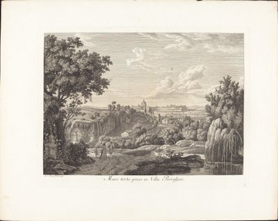 Forkert mur, taget i Villa Borghese af Albert Christoph Dies