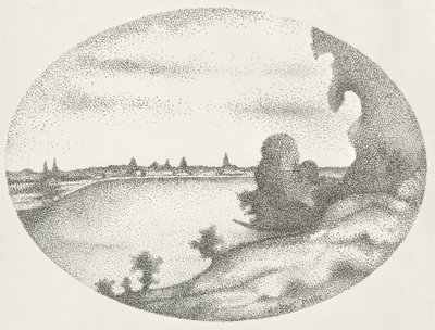 Et flodlandskab af Albert Dubois-Pillet