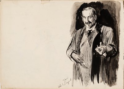 Asher Wertheimer efter John S. Sargent af Albert Edelfelt