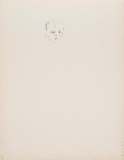 Hovedet på et barn af Albert Edelfelt