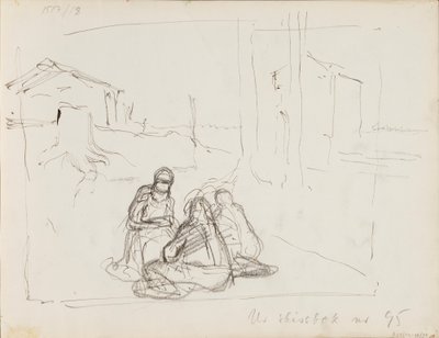 Karakterskitser i landskabet af Albert Edelfelt