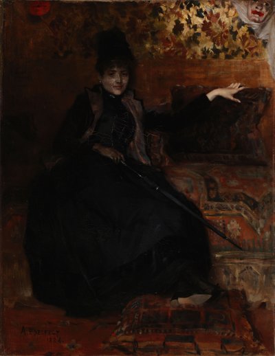 Lady in Black, Den sorte Thérèse af Albert Edelfelt