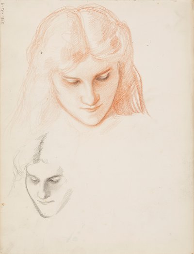 En kvindes ansigt af Albert Edelfelt