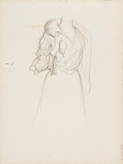 Naishahmo (fru Flore Deschamps) af Albert Edelfelt