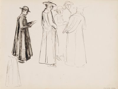 Præster af Albert Edelfelt