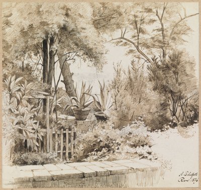 Park i Rom af Albert Edelfelt