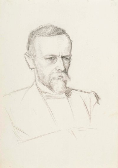 Portræt af Axel Lille af Albert Edelfelt
