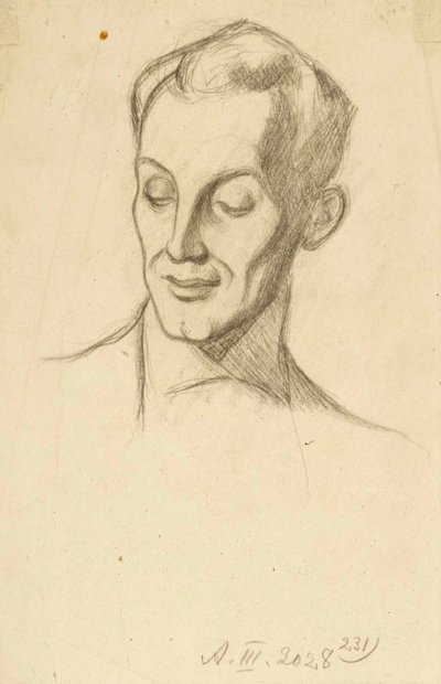 Portræt af Bruno Aspelin af Albert Edelfelt