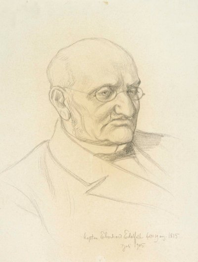 Portræt af kaptajn Eberhard Edelfelt af Albert Edelfelt