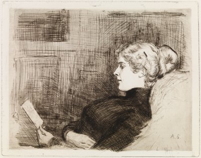 Portræt af Marie Hagelstam (af Heiroth) af Albert Edelfelt
