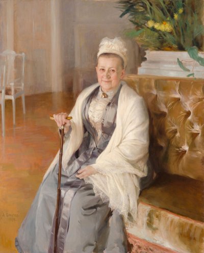 Portræt af fru Anna Sinebrychoff af Albert Edelfelt