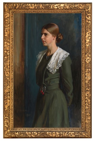 Portræt af fru Michaela Pooley (født Krohn) af Albert Edelfelt