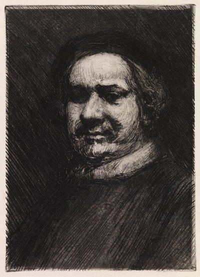 Portræt af Rembrandt, kopi efter Rembrandt af Albert Edelfelt