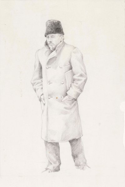 Portræt af en mand af Albert Edelfelt