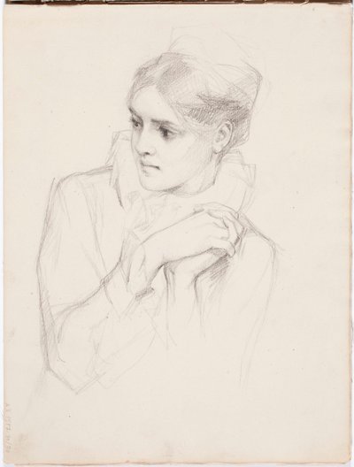 Skitse af hertug Karl, der fornærmer Klaus Flemings lig af Albert Edelfelt