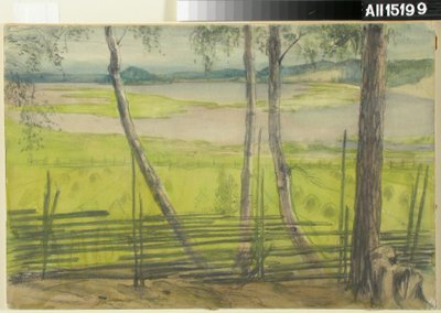 Sommerlandskab af Albert Edelfelt