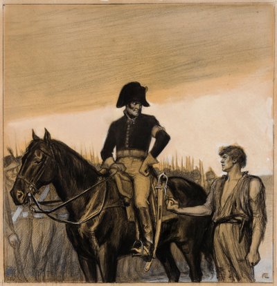 Denne knytnæve er min beskyttelse (originalillustration til »Tales of Ensign Stål«) af Albert Edelfelt