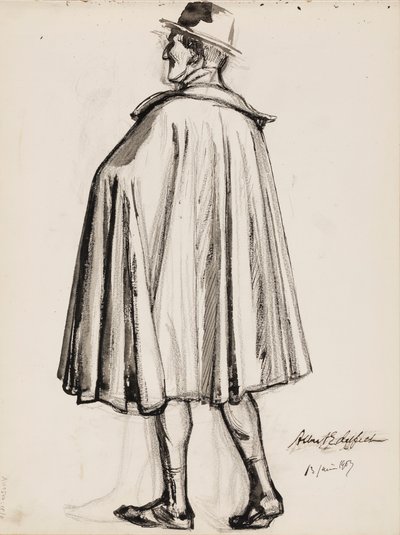 Mand i kappe af Albert Edelfelt