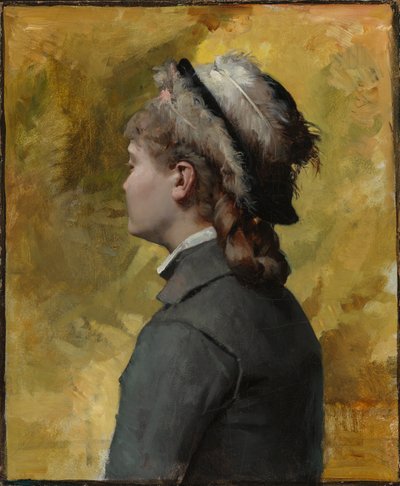 Ung kvinde i gråt af Albert Edelfelt