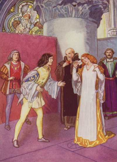Shakespeare: Much Ado About Nothing (farve litho) af Albert Edward Jackson